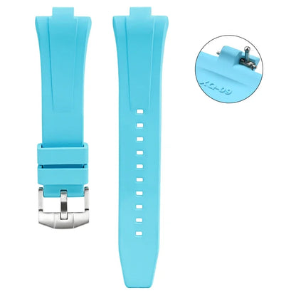 Bracelet en caoutchouc fluoré pour Citizen NJ0150 NJ0151 0155, boucle en acier inoxydable, libération rapide, FKM Sport, étanche, 9mm