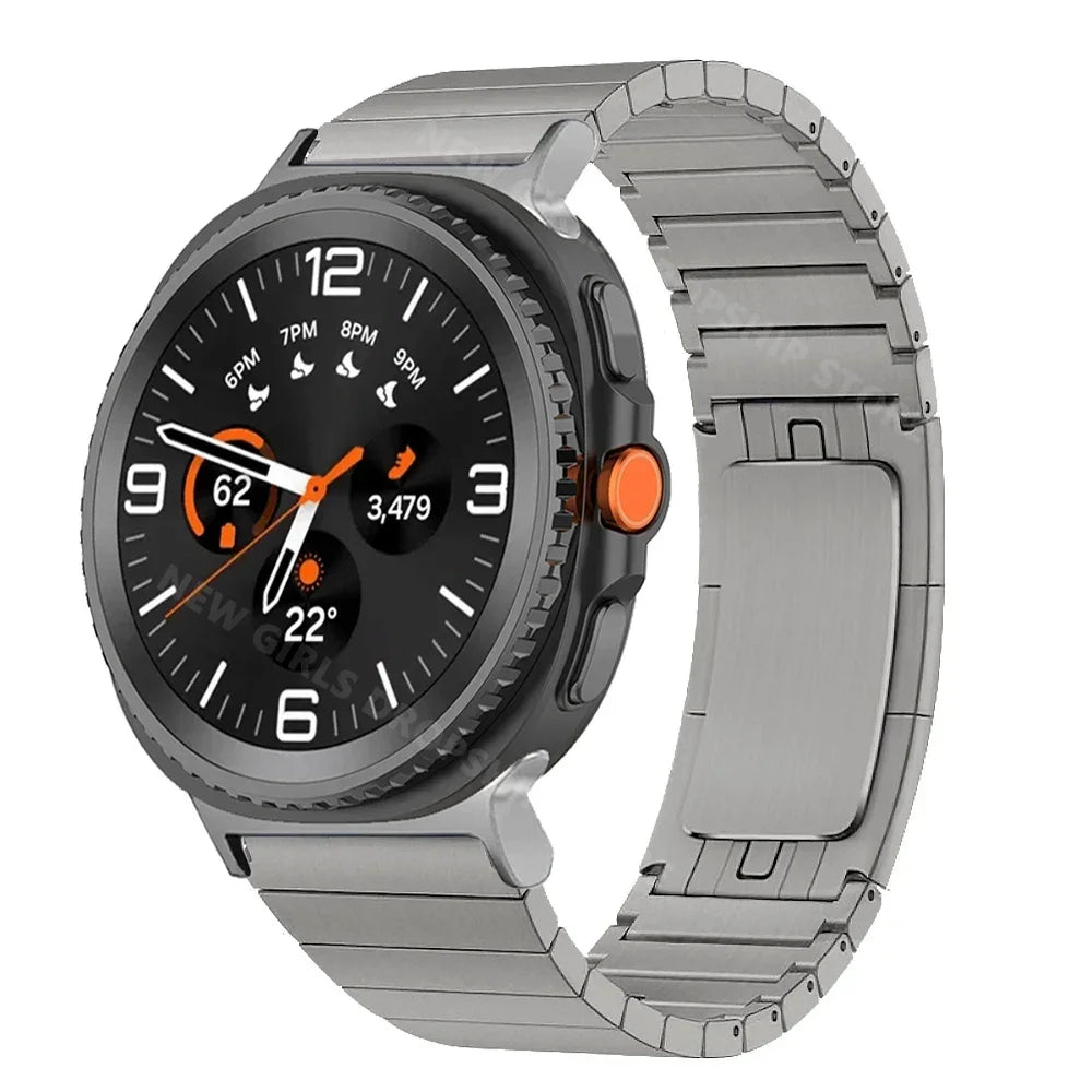 Luxury Stainless Steel Bracelet for Samsung Galaxy Watch 8 Classic 46mm 44mm 40mm, Professional Strap for Samsung Galaxy Ultra Correa