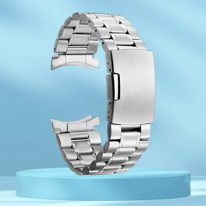 12 14 16 18 19 20 21 22 24mm High Quality Solid Stainless Steel Curved End Watch Band Bracelet Accessories with Tool