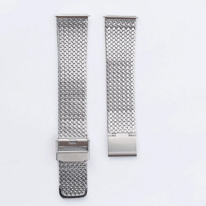 Cinturino/bracciale per orologio con motivo intrecciato, cinturino universale in maglia milanese da 20 mm