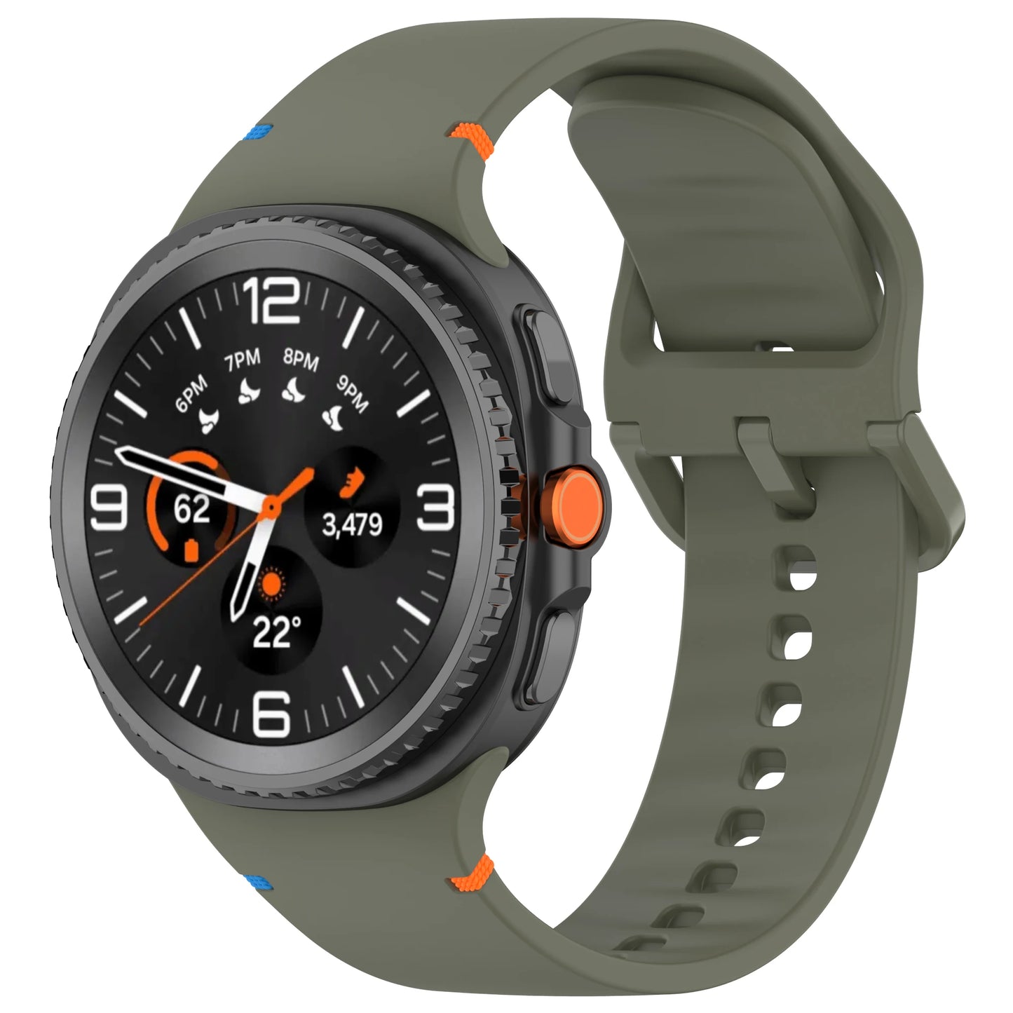 Bracelet en silicone d'origine pour Samsung Galaxy Watch 9 8 40 mm 44 mm, bracelet pour Samsung Galaxy Watch Classic 8 46 mm