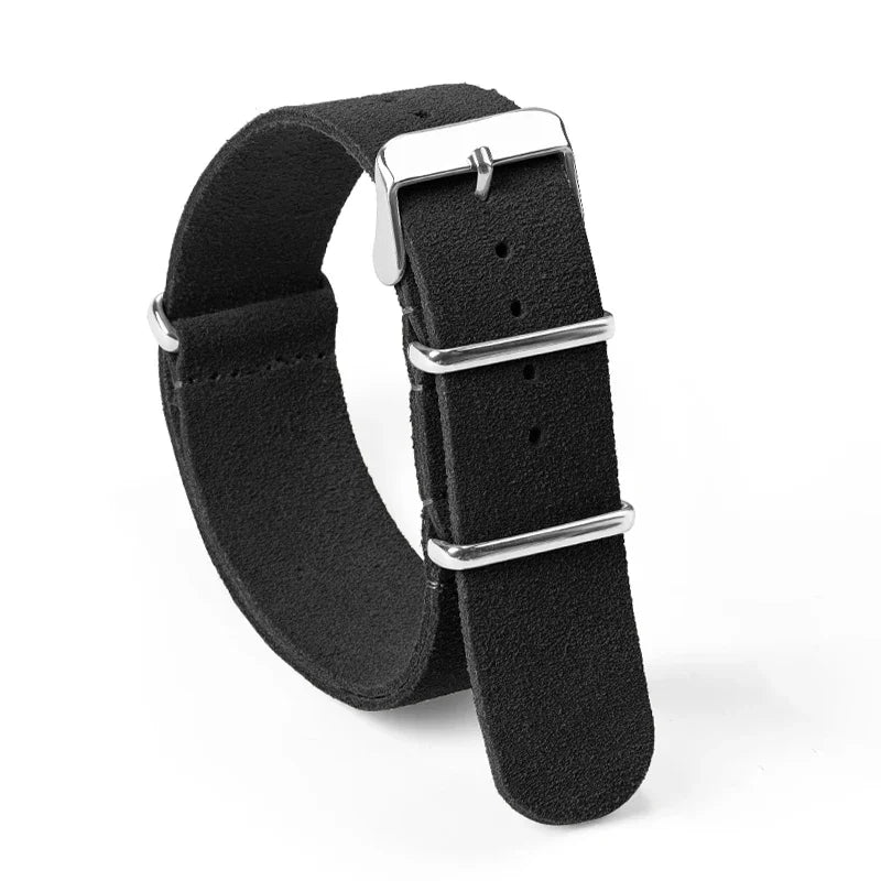 Bracelet en cuir suédé 22mm 20mm, universel pour Seiko, pour Samsung Galaxy Watch 5 4 3, bracelets de remplacement