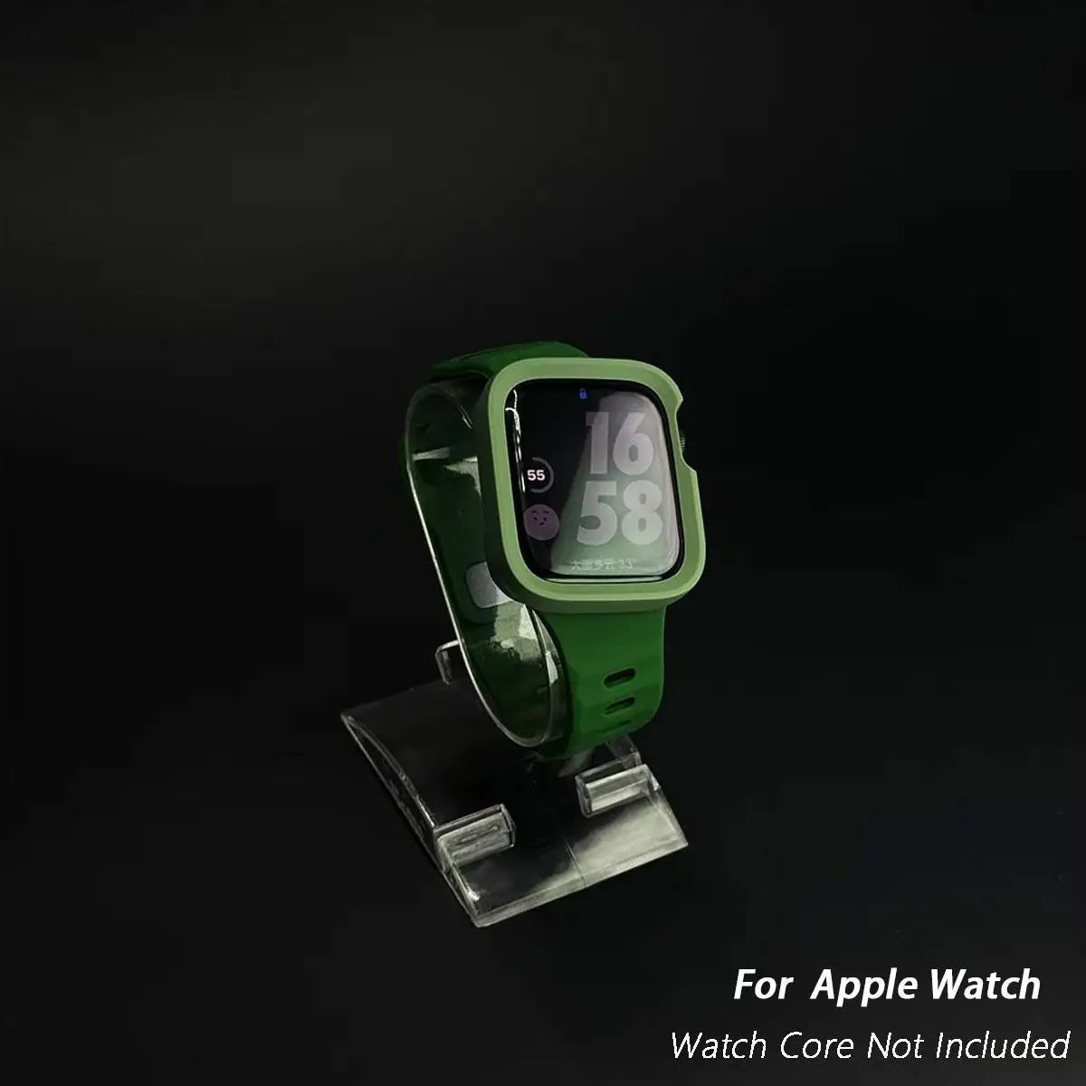 Silicone case + strap for Apple Watch Ultra 2 49mm 46mm 42mm 40mm 41mm 44mm 45mm for Apple Watch Series 11 10 9 8 7 6 5 4