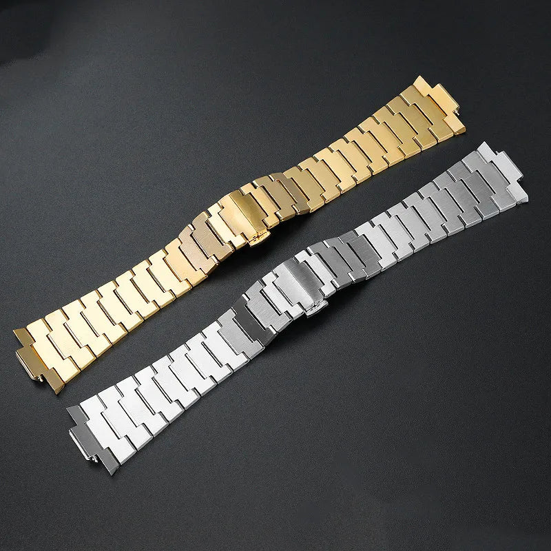 Massives Edelstahlarmband für Tissot PRX 35 mm/40 mm, spezielle Anstoßbreite, Ersatzteile für modische Uhrenarmbänder
