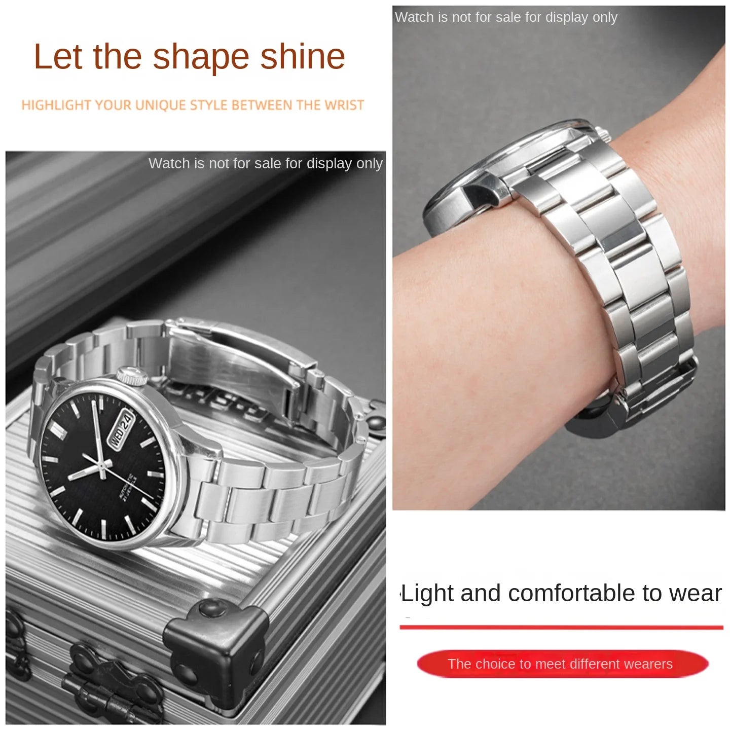 Cinturino per orologio in acciaio inossidabile da 18 mm/19 mm con estremità curve per Seiko 5. Sxns80/79/79k/77k/73 SNK381K1/391K1/357K1/361K1/385K1/393