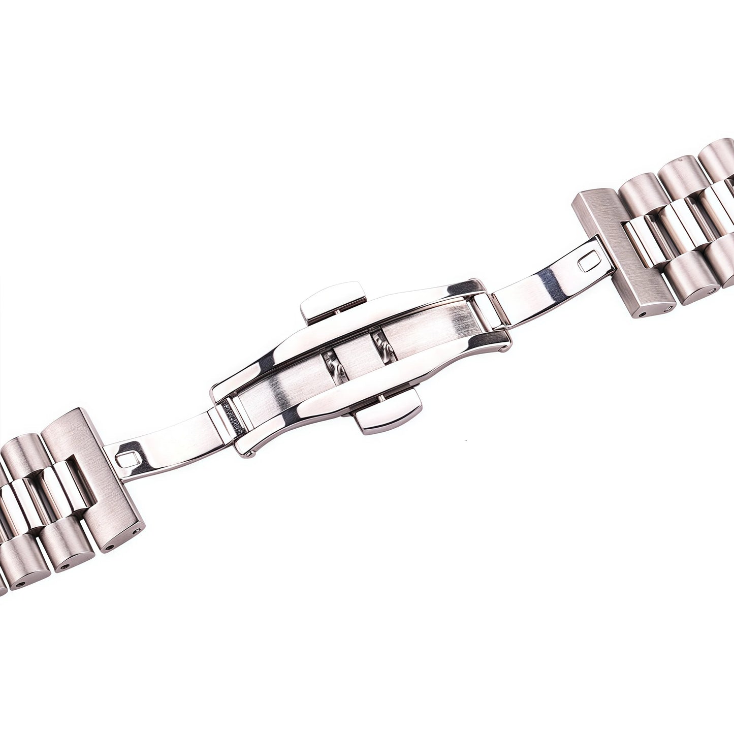 Bracelets de montre en acier inoxydable pour femmes et hommes, argent, métal massif, 16mm, 18mm, 20mm, 21mm, 22mm, accessoires