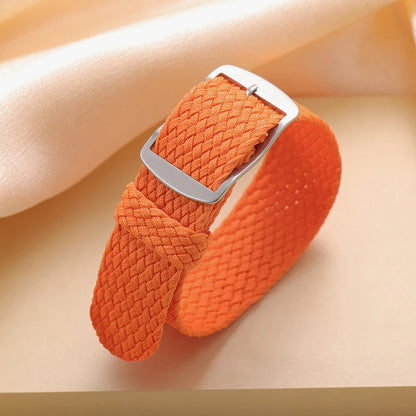 14mm 16mm 18mm 20mm 22mm Nylon Woven Canvas Watch Strap for Perlon for Omega Watchband Men Women Sport Wristband Accessories