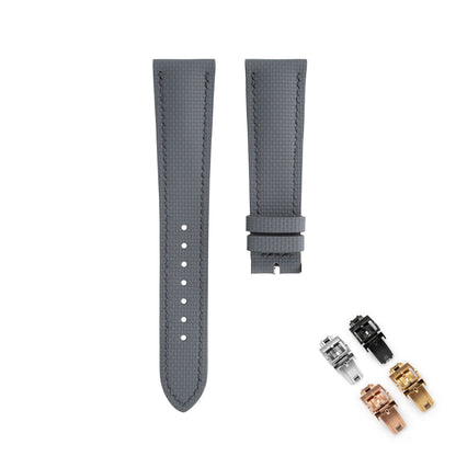 FKM Universal Rubber Watch Strap, with Quick Release Bar, 12 Colors, 18 19 20 21 22mm, Fluoro Rubber Watch Straps