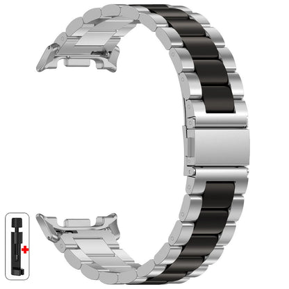 Luxury Stainless Steel Strap for Samsung Galaxy Watch 8 Classic 46mm, Metal Bracelet for Galaxy 8 40mm 44mm, Men's Watchband