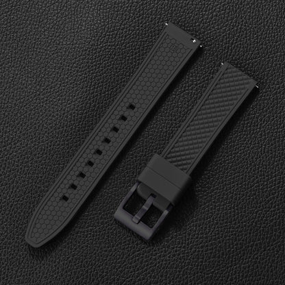 Bracelet en caoutchouc fluoré FKM, 18mm 20mm 22mm 24mm, Bracelet de montre à dégagement rapide pour plongée Omega Seiko Tissot Rolex, ceinture universelle