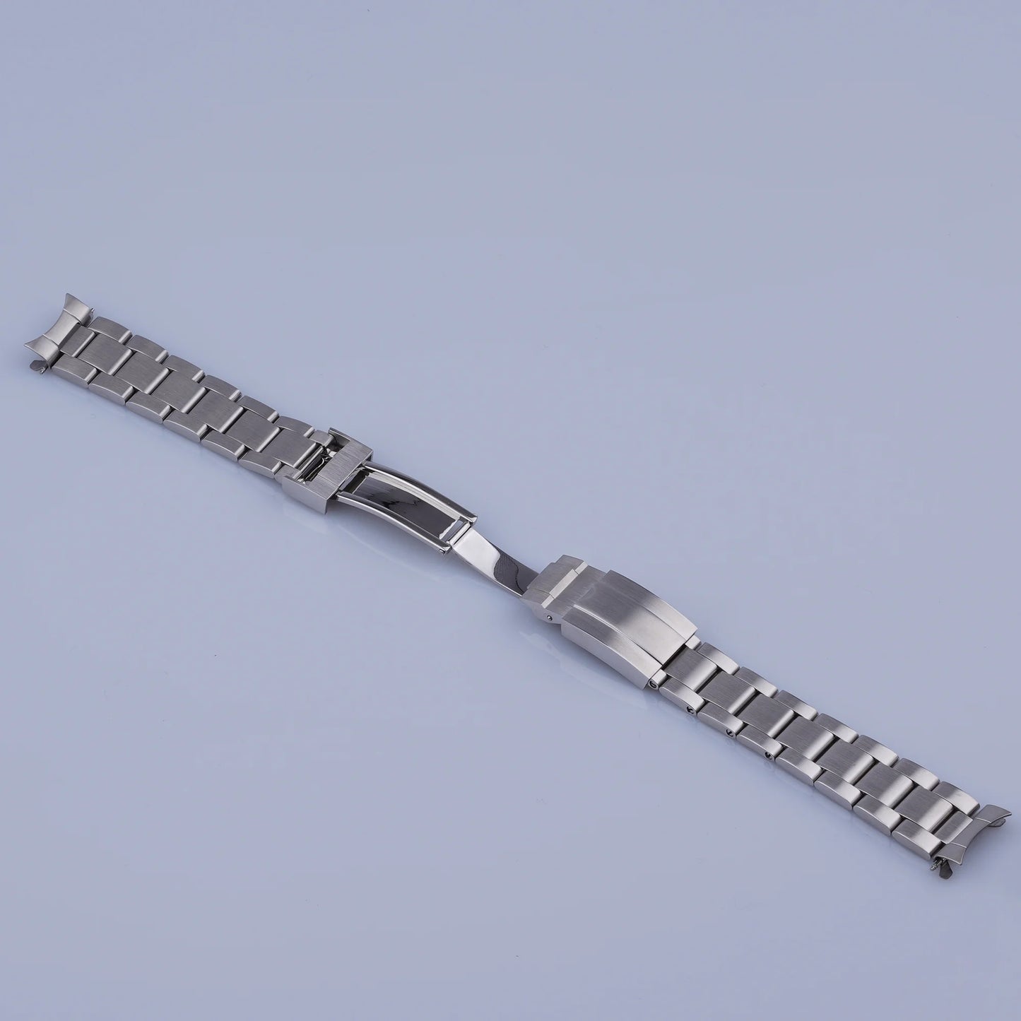 Rolamy 19 mm 20 mm 316 acciaio inossidabile argento Oyster Bracciale maglie piene cinturino orologio di ricambio per Datejust