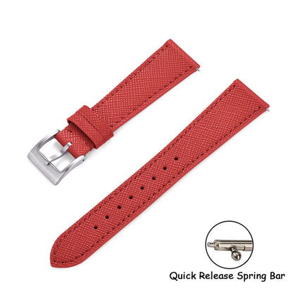 Cinturini per orologi in pelle di vitello di qualità cinturini per orologi in pelle Saffiano 18/19/20/21/22/23/24mm cinturini accessori per orologi