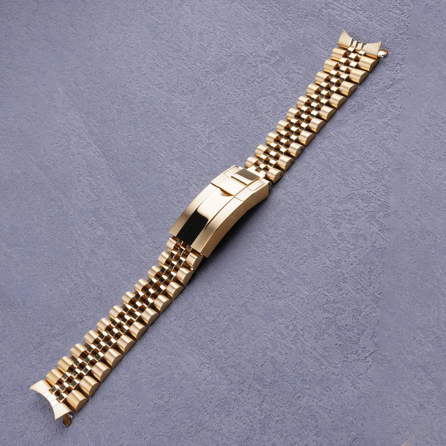 Bracciale orologio 19mm argento oro, anse ricurve, maglie cave a vite, solido, stile Jubilee, per Seiko 5 SNXS73 75 7SNXS80 SNXS81 SNXF05 SNXG47