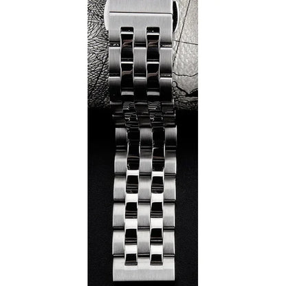 Bracelet de montre en acier inoxydable, 18 20 21 22 23 24mm, pour femmes et hommes, en métal massif, accessoires de remplacement avec outil