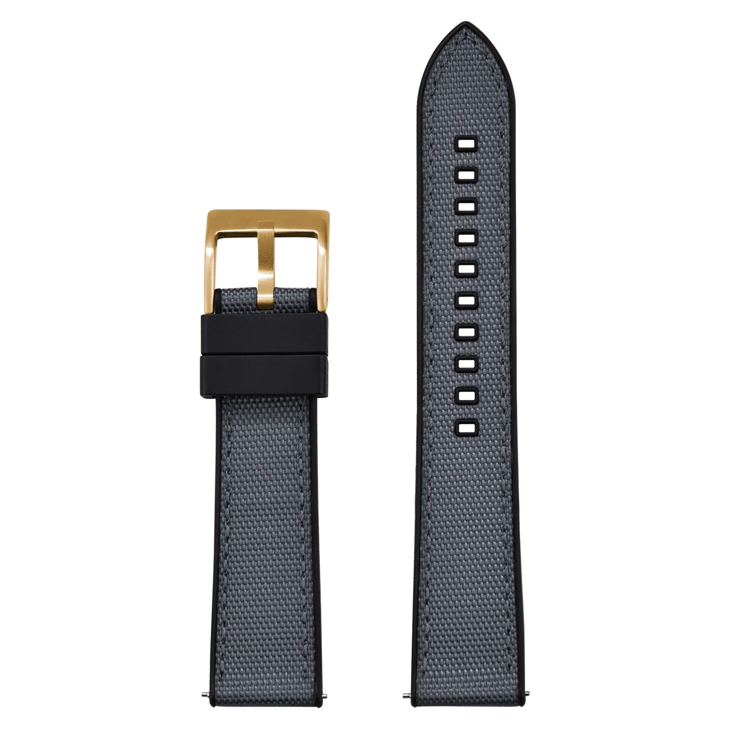 Bracelet de montre FKM en Nylon hybride de haute qualité 20mm 22mm bracelets de montre en caoutchouc fluoré en Nylon à dégagement rapide pour chaque marque montres de plongée