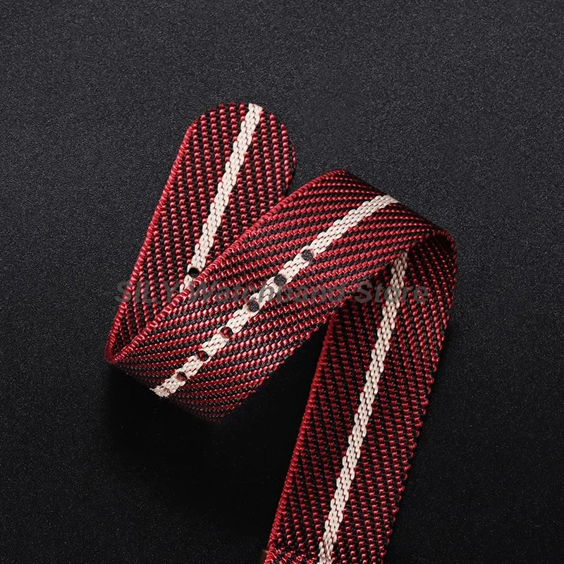 Cinturino militare in nylon da 20 mm 22 mm, cinturino in tela premium per Tudor Army, cinturini in tessuto Seiko per Rolex, cinturini per uomo e donna