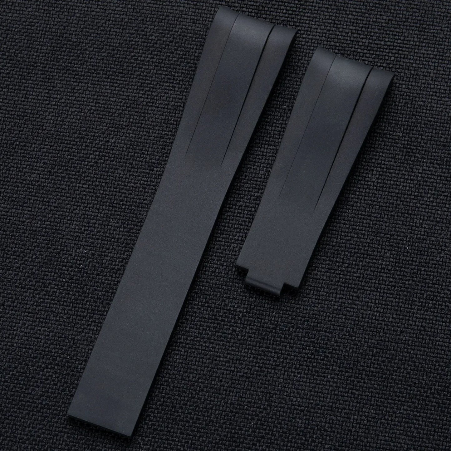 Cinturino FKM con estremità curve, in fluororubber morbido, regolabile, 20 mm 22 mm, per Tudor PELAGOS Black Bay 1958 39/41 mm 1954 37 mm