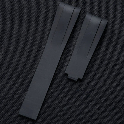 Cinturino FKM con estremità curve, in fluororubber morbido, regolabile, 20 mm 22 mm, per Tudor PELAGOS Black Bay 1958 39/41 mm 1954 37 mm