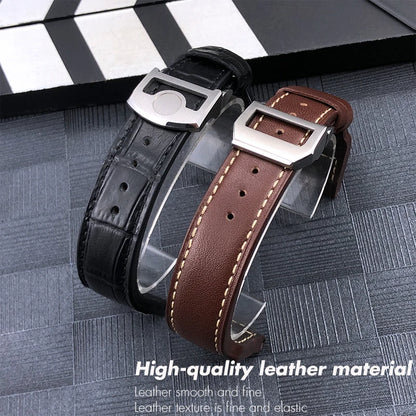 Bracelet de montre en cuir de vachette Rivet Optics, bracelet de montre en cuir véritable, IWC, Suffino 77, Suff5009, Big Pilot, Spitfire, Le Petit Prince, 21mm, 22mm