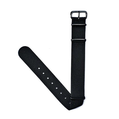 Cinturino di orologio in nylon di marca, cinturino di orologio, fibbia ad anello, cinturino di orologio, 20mm, 22mm