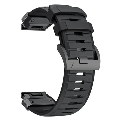 Cinturino per orologio QuickFit in gomma fluorurata, 22mm, 26mm, Garmin Fenix 8, 7X, 7, 6, 6X Pro, Epix Pro, Gen2, 47mm, 51mm, Fenix 5X Plus, Tactix7