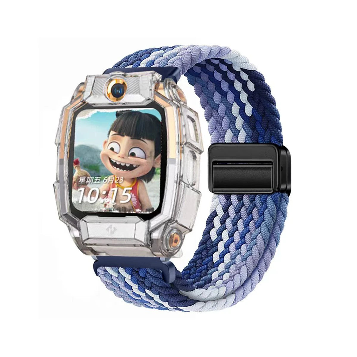 Bracciali intrecciati per bambini, bracciale elastico magnetico per smartwatch Imoo Xiaotiancai, telefono D2 Z11 Z10 Z6 Z7 Z1