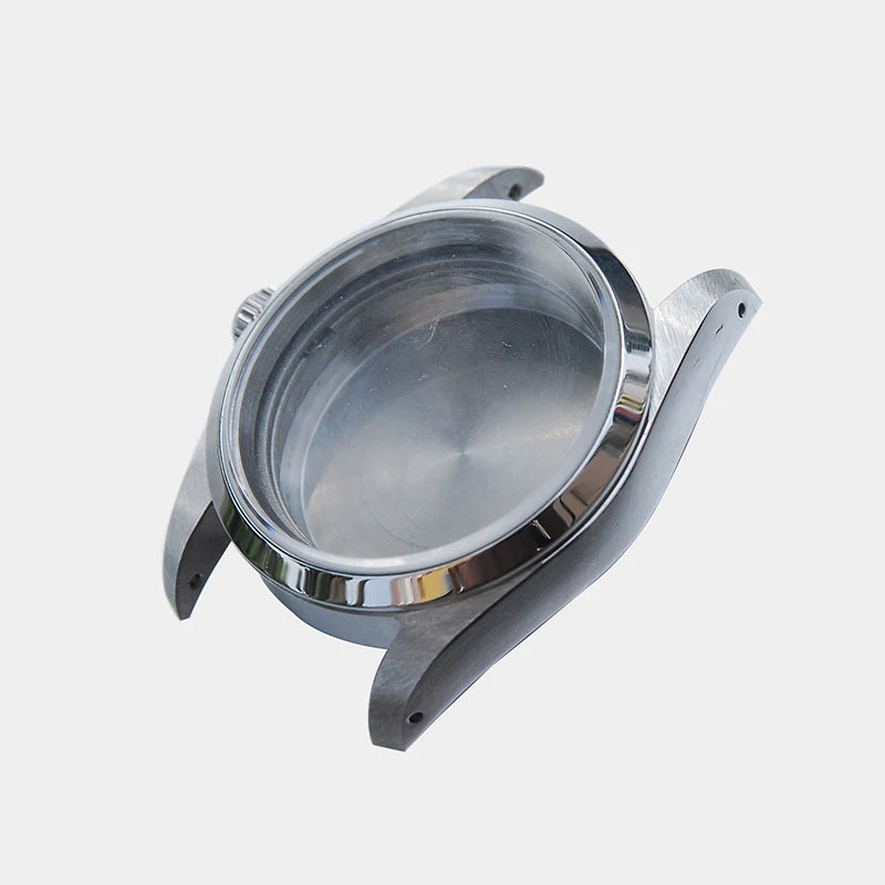 Cassa da orologio da esploratrice in acciaio da 36MM, adatta per movimento PT5000 ETA2824 ETA2836 316L, guscio per accessori orologio