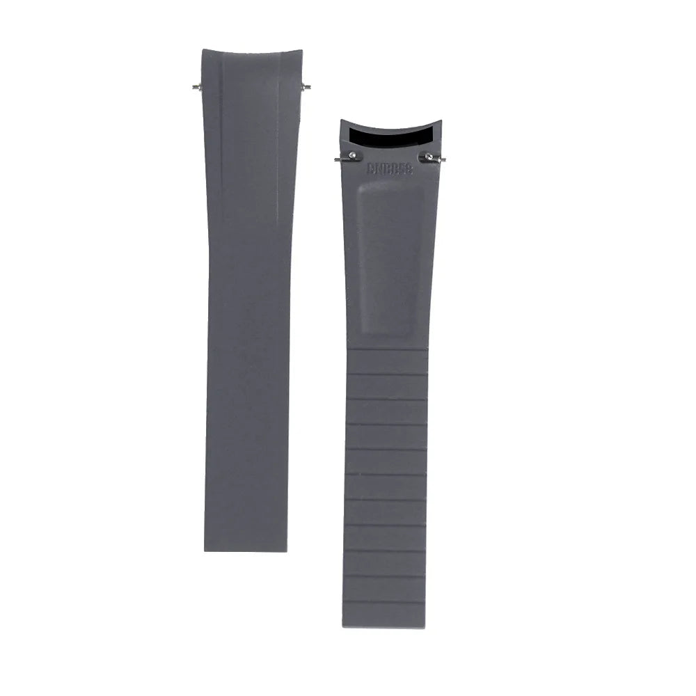 Rubber Strap for Tudor Black Bay 58 BB58, 20mm, FKM CT, Curved End Design with Deployment Clasp, Watch Band