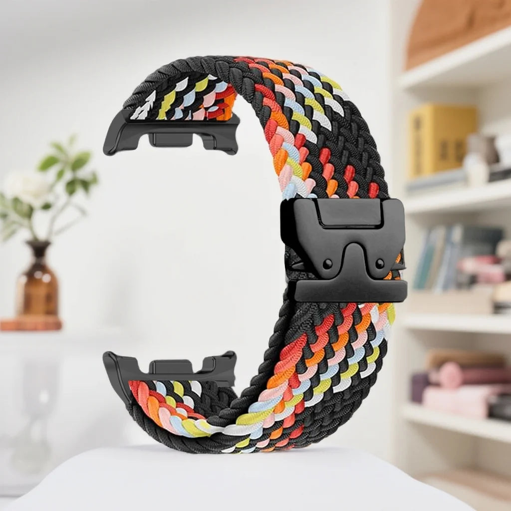 Braided Nylon Strap for Samsung Galaxy Watch Ultra 2025, Paracord Buckle, Galaxy Watch 8/ Galaxy Watch 8 Classic Strap