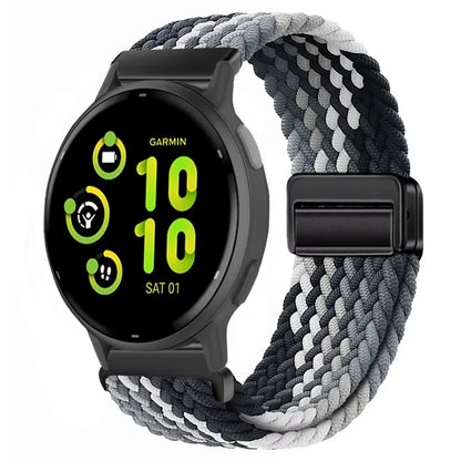 Bracelet magnétique en Nylon, 20mm 22mm, pour Garmin Forerunner 970 570 165 55 965 265/Venu 3, Bracelet de sport Garmin Active 6 5 Correa