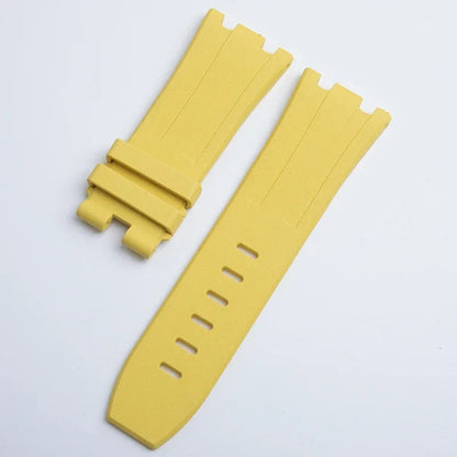Bracelet de montre en caoutchouc FKM souple de 28mm, adapté au bracelet de montre AP Audemars Piguet, cadran de 42mm, boucle à ardillon 15703 15710