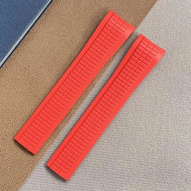 Nouveau Compatible avec Pate Philippe véritable Aquanaut Nautilus 5164/5167/5168/5968 hommes montre bracelet en caoutchouc fluoré Wacth bandes 2025