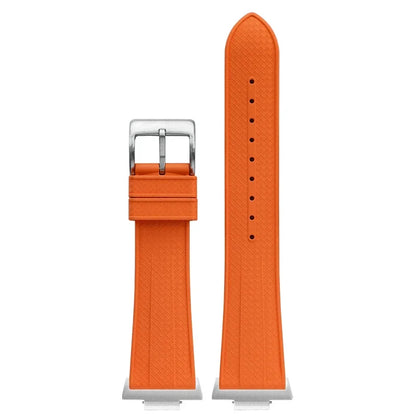 Cinturino in caucciù fluorurato per Tissot PRX Powermatic 40mm fibbia in acciaio inossidabile uomo FKM Sport impermeabile cinturino per orologio a sgancio rapido 12mm