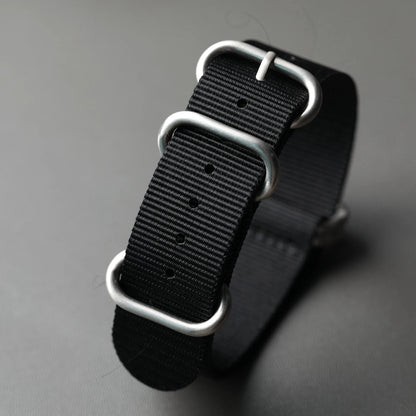 Nylon Watch Strap, 20MM 22MM 24MM, Wear-Resistant, Waterproof, Flexible, Black Green Retro G10 Pilot Watch Band