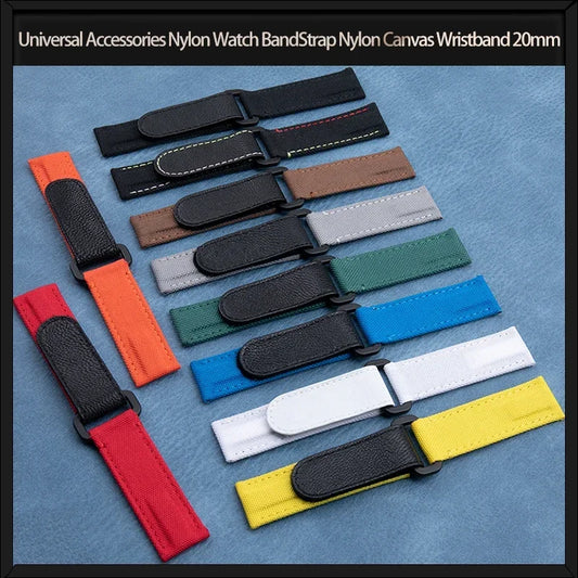 Cinturino universale in Nylon, accessori universali per Tudor/Omega/Rolex/IWC/Tissot Daytona SUBMARINER, cinturino in tela di Nylon, 20mm