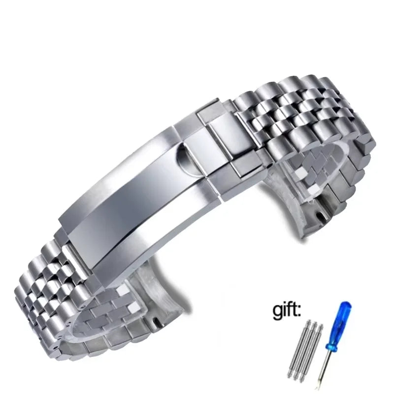 Cinturino per orologio Jubilee per Rolex Sub GMT Yacht Daytona, 20 mm, da uomo, catena di lusso, parti Mod, accessori per orologi di ricambio