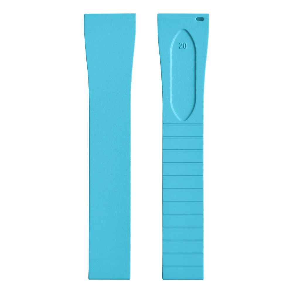 New CTS FKM watch strap 16mm 18mm 19mm 20mm 21mm 22mm quick-release butterfly clasp watch strap, CTS rubber strap for cutting to size