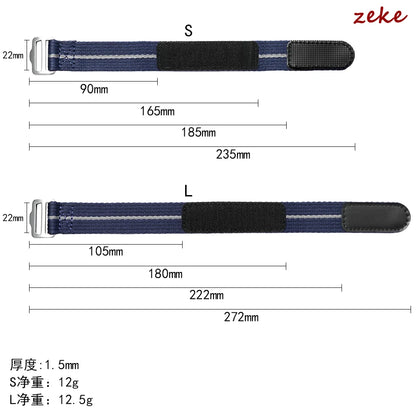 Bracelet en Nylon 20mm 22mm pour Seiko pour Tudor, attache à crochet et boucle, Bracelet de montre militaire étanche pour hommes pour Omega