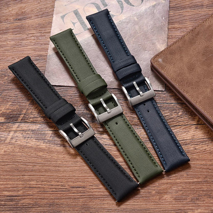 Braccialetti in tessuto a vela JUELONG 20 mm 22 mm per orologi Omega Blancpain Seiko Divers da uomo e donna, cinturino a sgancio rapido impermeabile