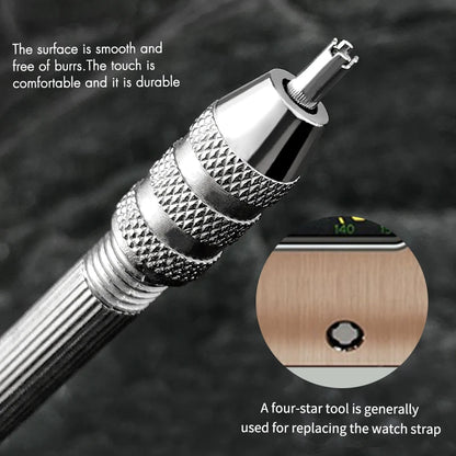Multifunctional Watch Repair Tool, 4 and 5 Claw Screwdriver for Richard Mille RM, Watch Strap Disassembly Tool, Back Case Opener, Bottle Opener