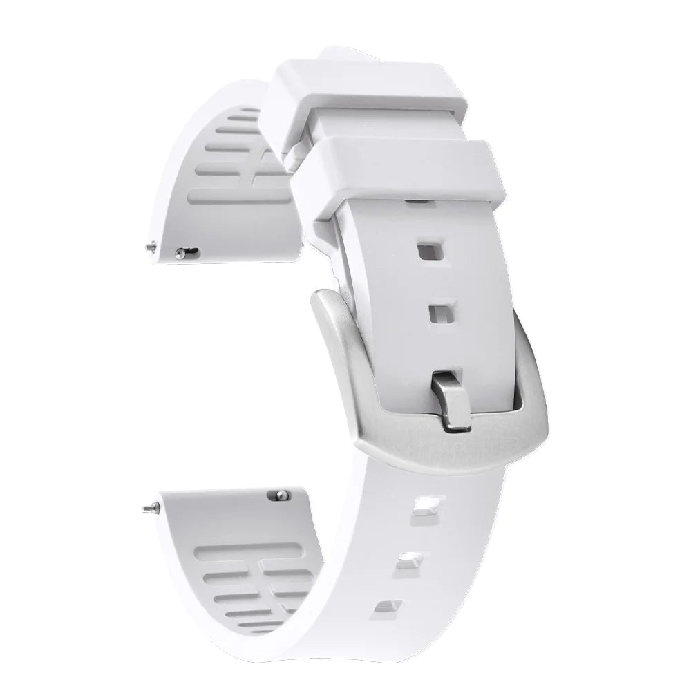 18/19/20/21/22/23/24mm FKM Rubber Watch Strap Diving Sports Quick Release Rubber Bracelet for Tissot/Seiko/Omega Watch Band