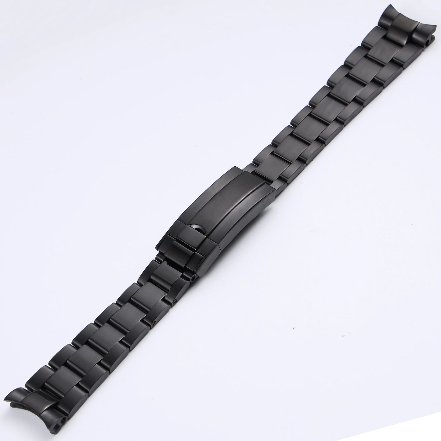 Bracelet de montre en acier inoxydable massif argenté et or rose de 20 mm et 21 mm pour Rolex Submariner Daytona, avec fermoir déployant en métal