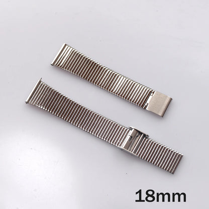 Bracelet de montre poli 18mm 20mm 22mm, bracelet en acier inoxydable à dégagement rapide, ceinture de remplacement universelle