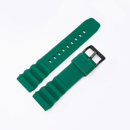 Bracelet de montre en Silicone, 20mm 22mm, pour Rolex SUBMARINER, étanche, pour plongée, Seiko SKX007 SRP777J1, Bracelet de sport pour citoyen