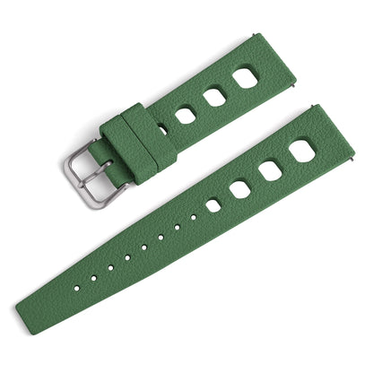 Bracelet de montre en caoutchouc FKM 20 mm 22 mm à libération rapide pour hommes et femmes, étanche, souple, en fluororubber de qualité supérieure, respirant