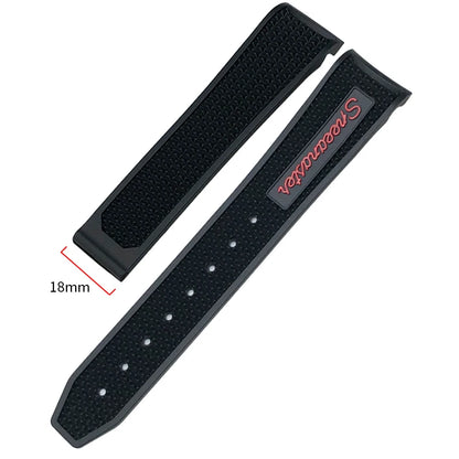 Uhrenarmband aus Naturkautschuk für Herren, Uhrenarmband für Omega Speedmaster Seam84300, weiches Silikon, Moonwatch S, 20 mm, 19 mm, 21 mm, 22 mm, 18 mm