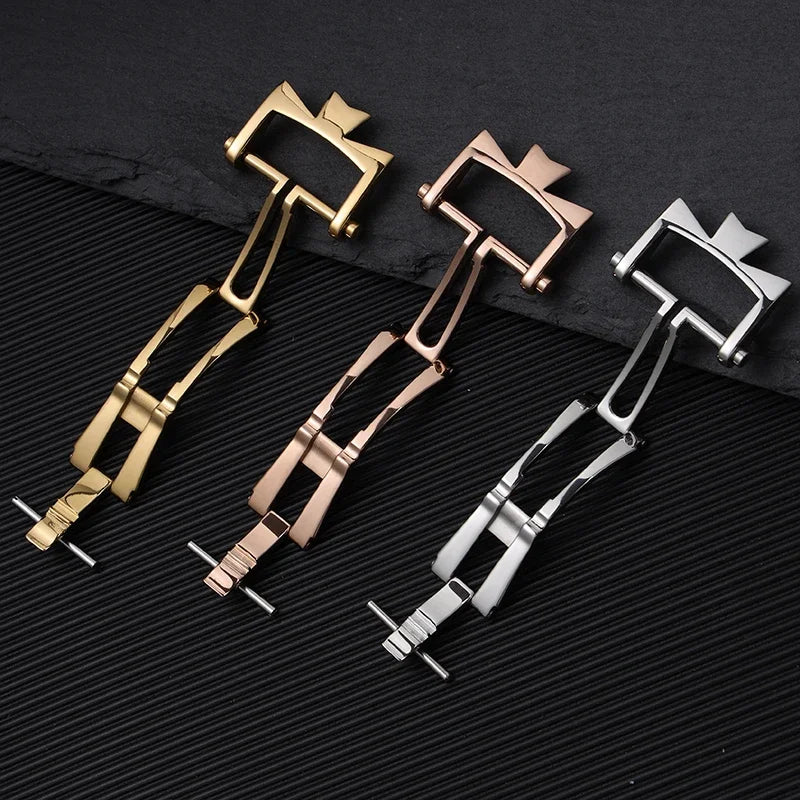 Accessoires de boucle de montre pour la série Vacheron Constantin, bracelet de montre de style original, boucle papillon, 18mm 20mm