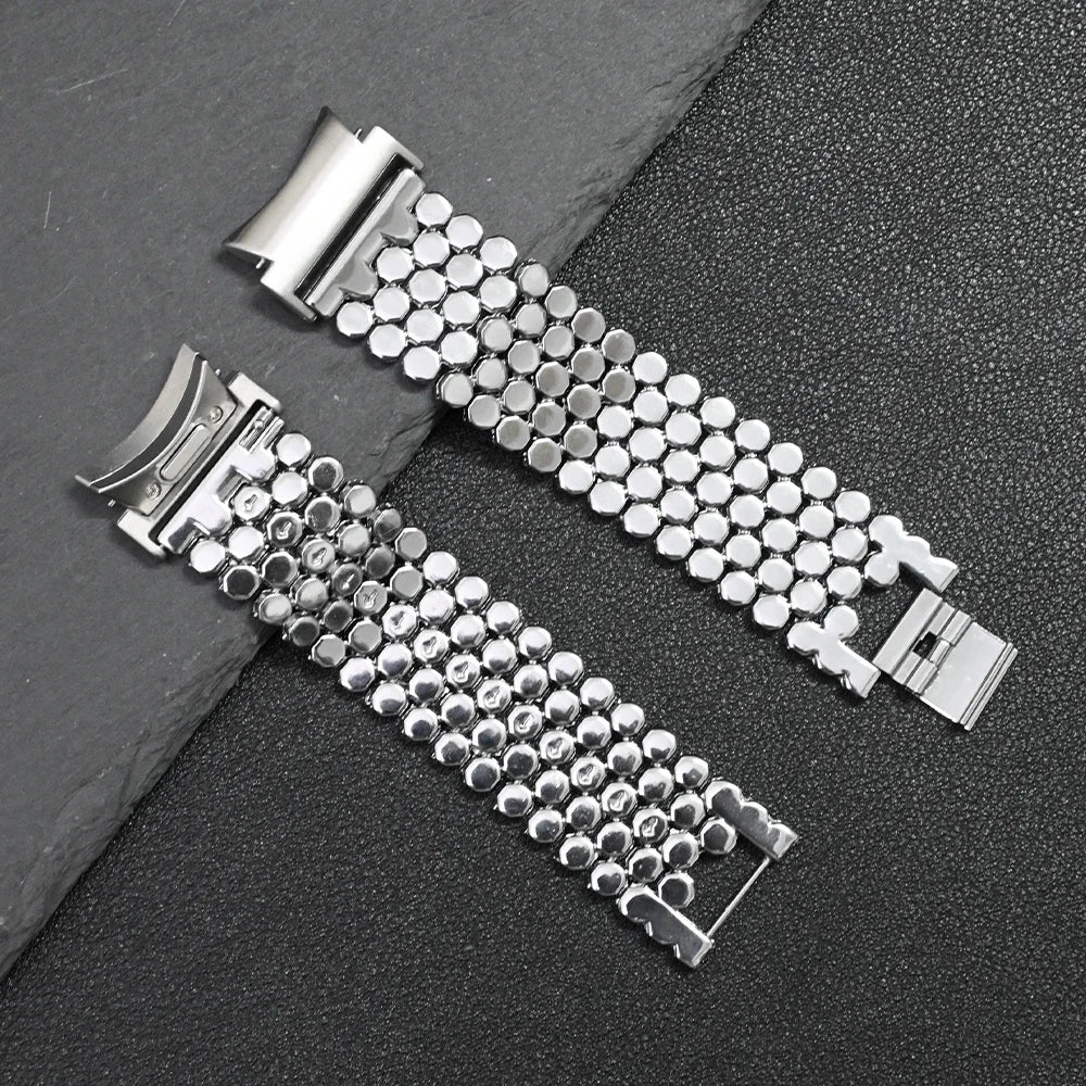 Bracelet de luxe en acier inoxydable pour Samsung Galaxy Watch 8 7 6 4 Classic Utlra 47mm 43mm, pour Galaxy Watch 8 40mm 44mm