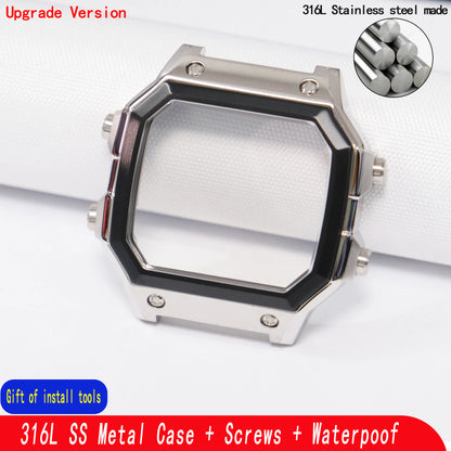 Bracelet de montre solide en acier inoxydable 316L, pour montre Casio AE1200WH, modèle Royale, poli et brossé, bracelet en métal AE1200
