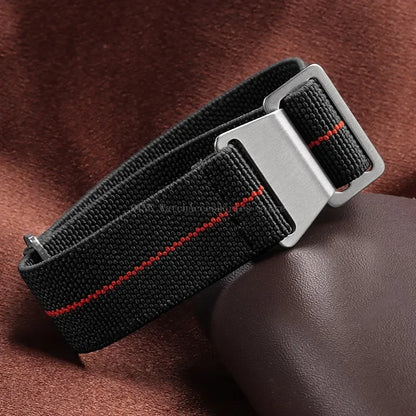 Cinturino in Nylon Elastico per Orologio 18/20/22mm, Cinturino Universale Sportivo Francese Paracadute per Uomini e Donne, Braccialetto per Smartwatch